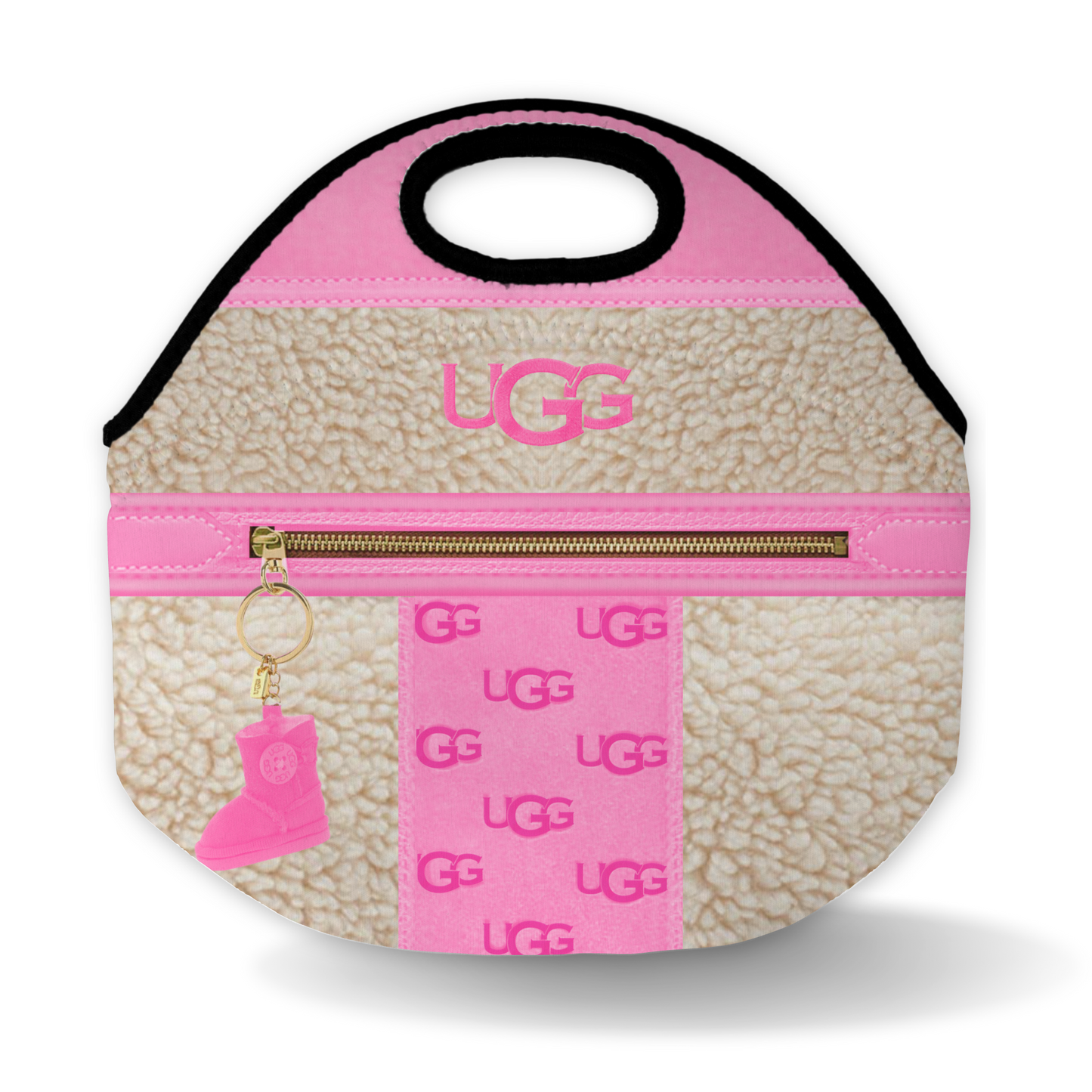 U. Pink Designer Inspired Lunch Bag