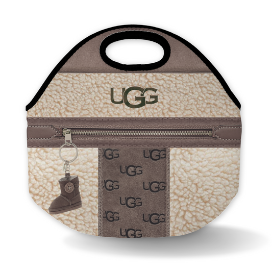 U. Brown Designer Inspired Lunch Bag